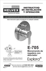 Helvex E-705 Garantia, Instructivo De Seguridad Y De Operaciones