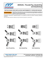 Task Force Tips ThunderFog Serie Instrucciones De Instalacion, Mantenimiento Y Operacion