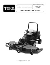 Toro Groundsmaster 455-D Guía Del Usario