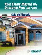 Calculated Industries REAL ESTATE MASTER IIIx Guia Del Usuario