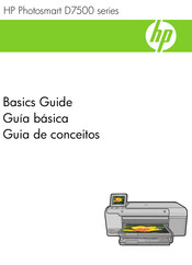 HP Photosmart D7500 Serie Guía Básica