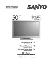 Sanyo DP50741 Manual Del Usario