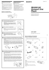 Sony CDX-C90R Instalación Y Conexión