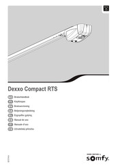 SOMFY Dexxo Compact RTS Manual De Uso
