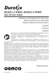 DUROFIX RZ4012-4-WR60 Manual Información Del Producto