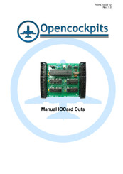 Opencockpits IOCard Outs Manual De Instrucciones