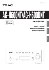 Teac AG-H600NT Manual Del Usuario