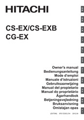 Hitachi CS-EXB Manual Del Propietário