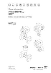 Endress+Hauser Proline Prowirl 72 HART Manual De Instrucciones