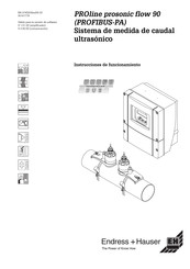 Endress+Hauser PROline prosonic flow 90 Instrucciones De Funcionamiento