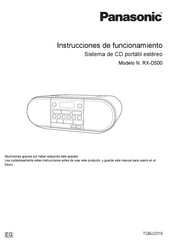 Panasonic RX-D500 Instrucciones De Funcionamiento