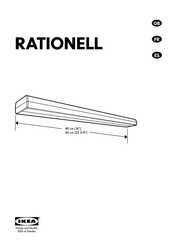 IKEA RATIONELL Manual De Instrucciones