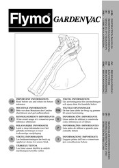 Flymo GARDENVAC Manual De Instrucciones