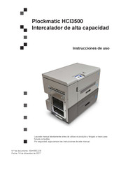 Plockmatic HCI3500 Instrucciones De Uso