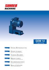 SUHNER MACHINING GEM 12 Documentación Técnica