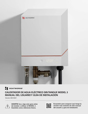 Heatworks MODEL 3 Manual Del Usuario Y Guía De Instalación