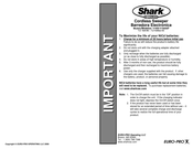 EURO-PRO Shark CORDLESS V1950SP Manual Del Usuario