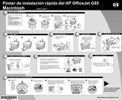 HP OfficeJet G85 Póster De Instalación Rápida