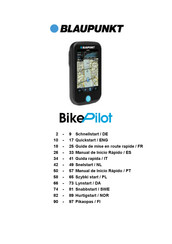Blaupunkt BikePilot Manual De Inicio Rápido