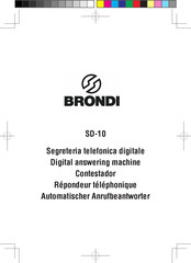 BRONDI SD-10 Manual Del Usuario