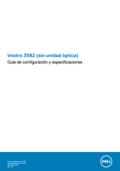 Dell Vostro 3582 Guía De Configuración Y Especificaciones