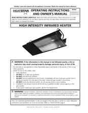 HeatStar HSRR30SP(LP) Instrucciones De Operacion Y Manual Del Propietario