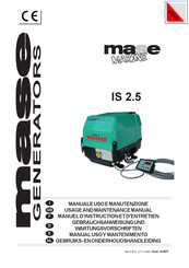 Mase Generators IS 2.5 Manual Uso Y Mantenimento