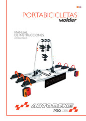 Wolder AUTOBIKE PRO X3 Manual De Instrucciones