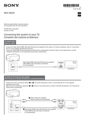 Sony MHC-M20D Guia Del Usuario