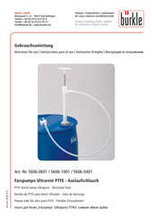 Bürkle 5606-0401 Instrucciones Para El Uso