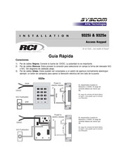 Syscom RCI 9325e Guía Rápida