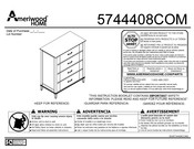 Ameriwood HOME 5744408COM Manual Del Usuario