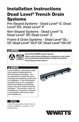 Watts Dead Level DLP-GF Instrucciones De Instalación