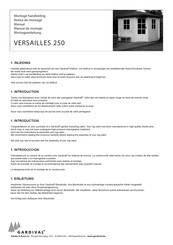 GARDIVAL VERSAILLES 250 Manual De Montaje