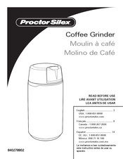 Proctor Silex CM15 Manual Del Usuario