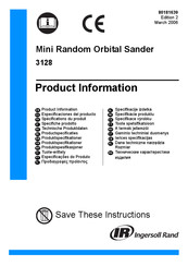 Ingersoll Rand 3128 Especificaciones Del Producto