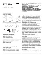 Brizo Rook 65985LF Manual De Instrucciones