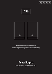 Audio Pro A26 Manual Del Usario