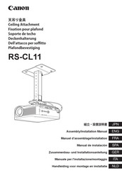 Canon RS-CL11 Manual De Instalación