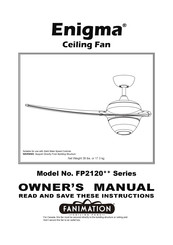 Fanimation Enigma FP2120 Serie Manual Del Propietário