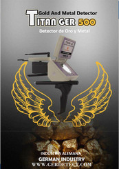 Ger Detect TITAN GER 500 Manual De Usuario