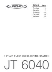 jbc JT 6040 Manual Del Usuario