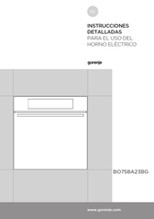 Gorenje BO758A23BG Instrucciones Detalladas