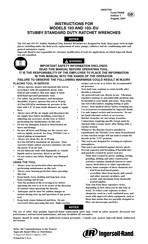 Ingersoll Rand 104 Manual De Instrucciones