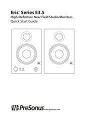 PRESONUS E3.5 Guia De Inicio Rapido