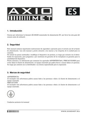 Axiomet AX-3004H Manual Del Usario