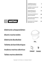 Vetus TMWBP Instrucciones De Instalación Y Manual De Manejo