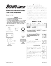 Heath Zenith Secure Home SH-5311 Manual Del Usuario