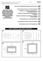 RS V9275 Hoja De Instrucciones