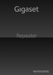 Gigaset Repeater Instrucciones De Uso